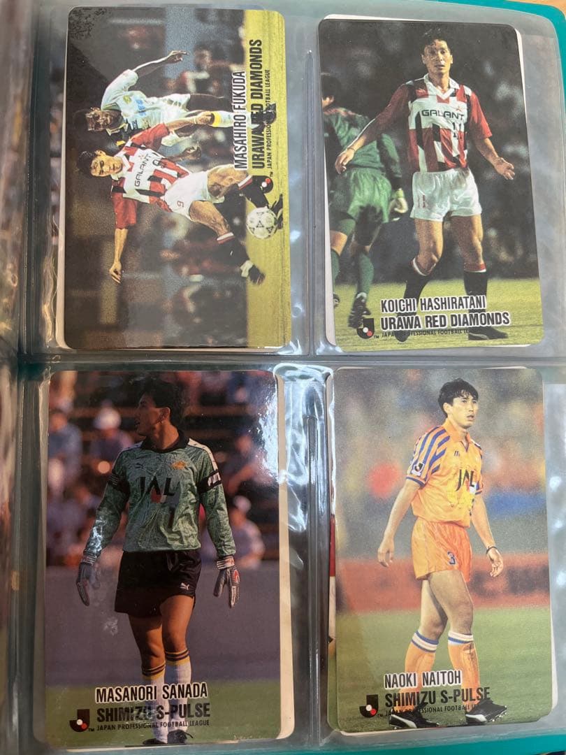 カルビー　Ｊリーグチップス　サッカー選手カードセット　J league