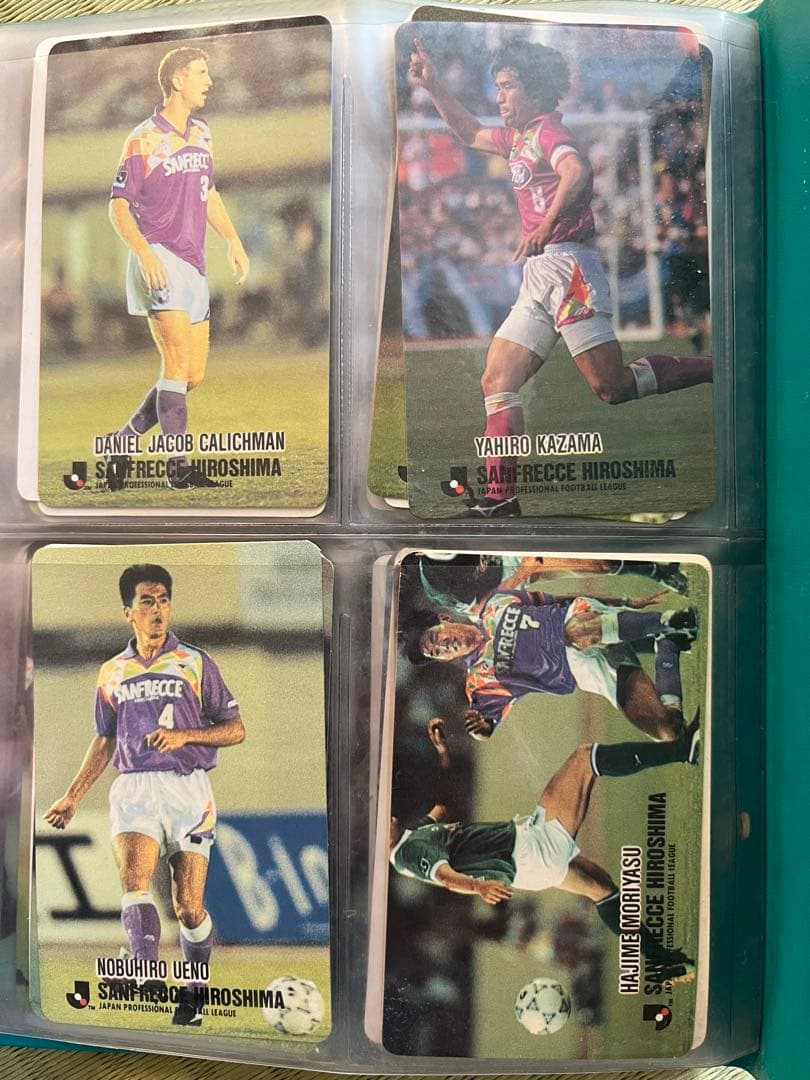 カルビー　Ｊリーグチップス　サッカー選手カードセット　J league