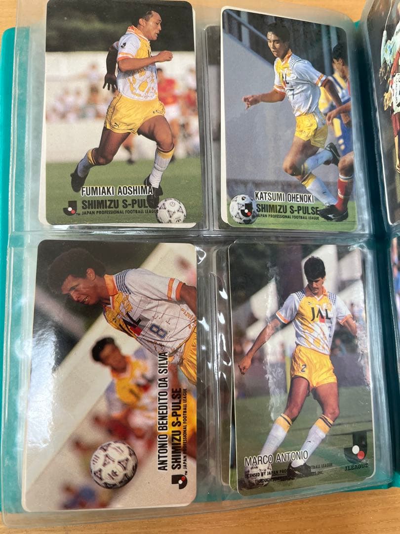 カルビー　Ｊリーグチップス　サッカー選手カードセット　J league