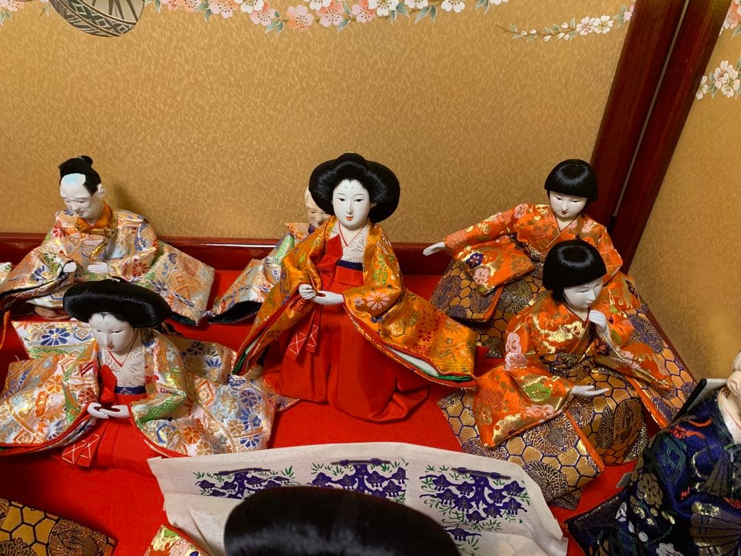 【3/3迄最終価格】本ねり頭　雛人形 15体　雛小道具　雛道具　【未飾り品】