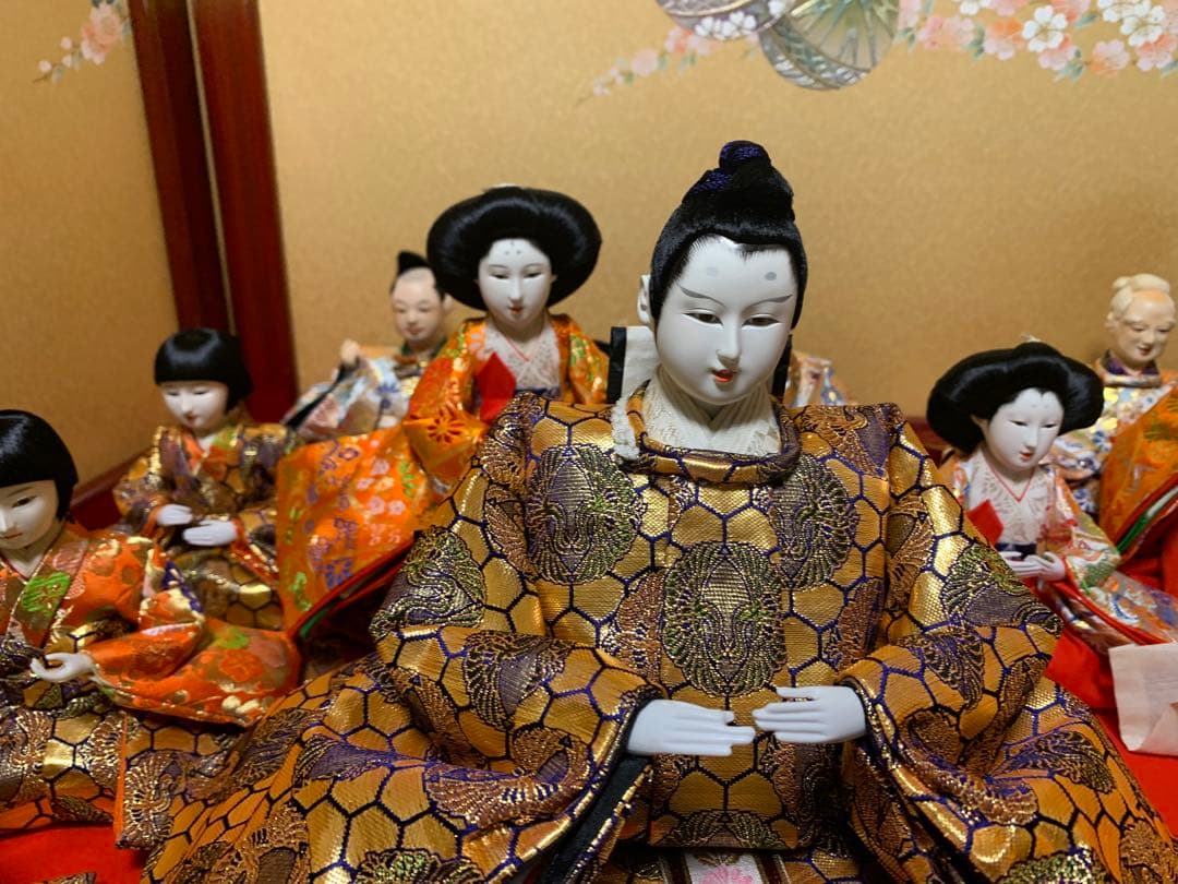 【3/3迄最終価格】本ねり頭　雛人形 15体　雛小道具　雛道具　【未飾り品】