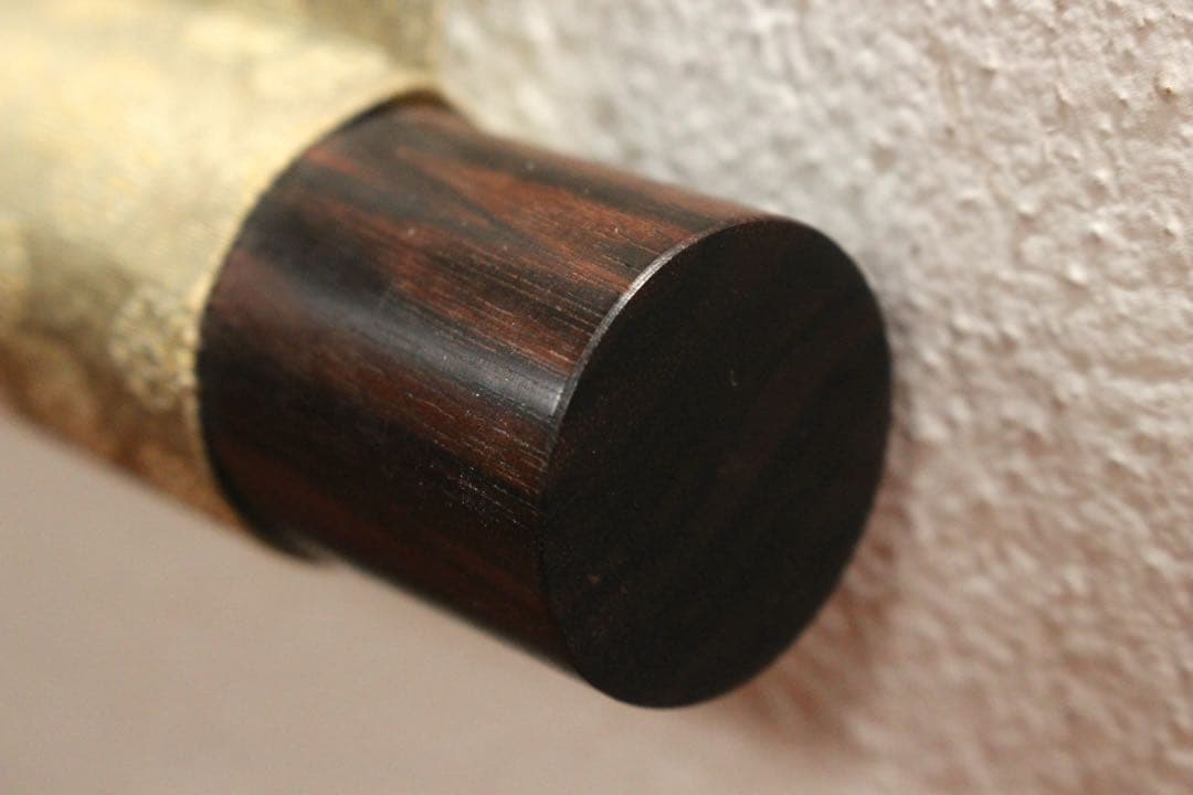 No5712 掛軸　野﨑邦臣　「利休七箇條書幅」　三行書　共箱/畳箱　送料無料