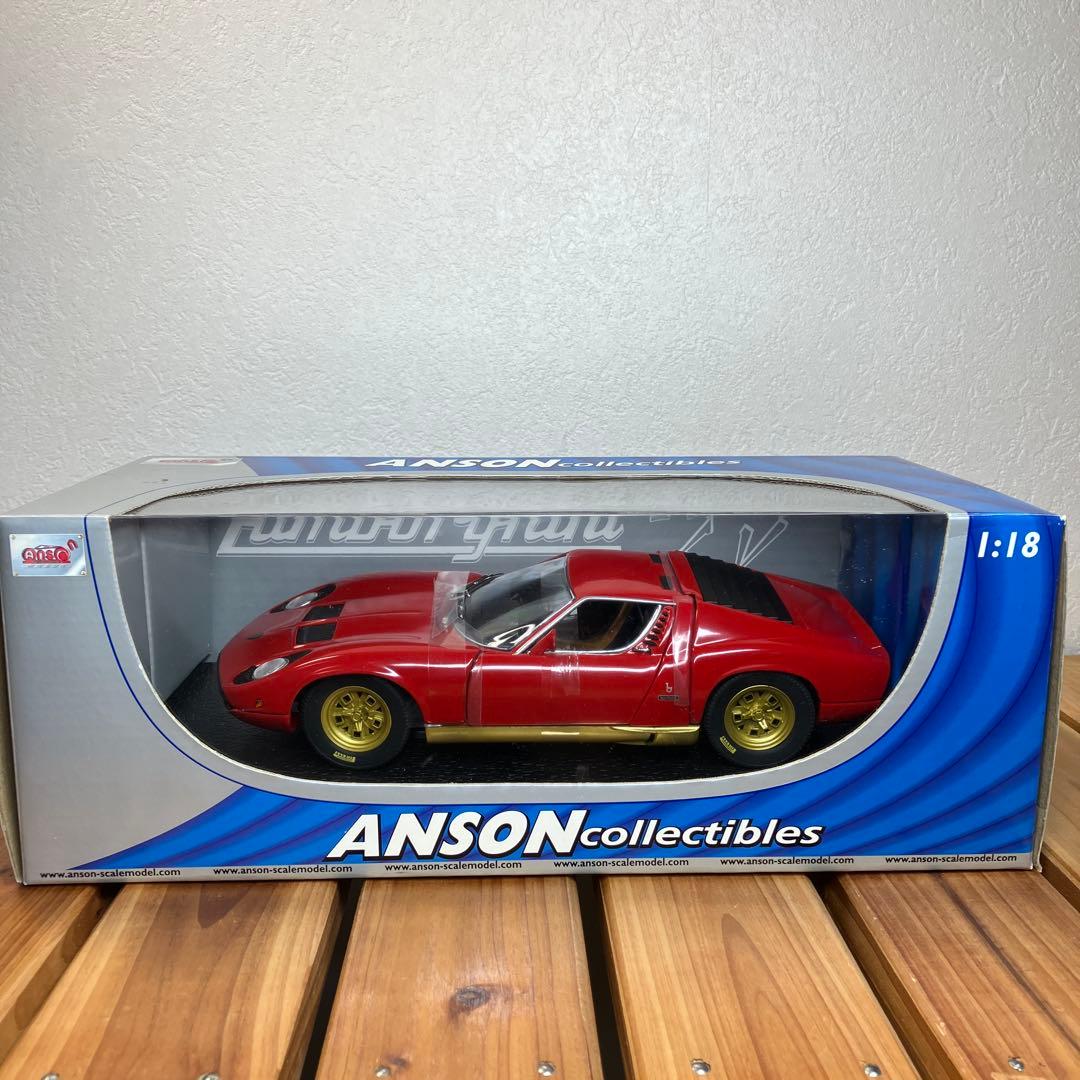 Ansonアンソン1/18 ランボルギーニ ミウラ Red