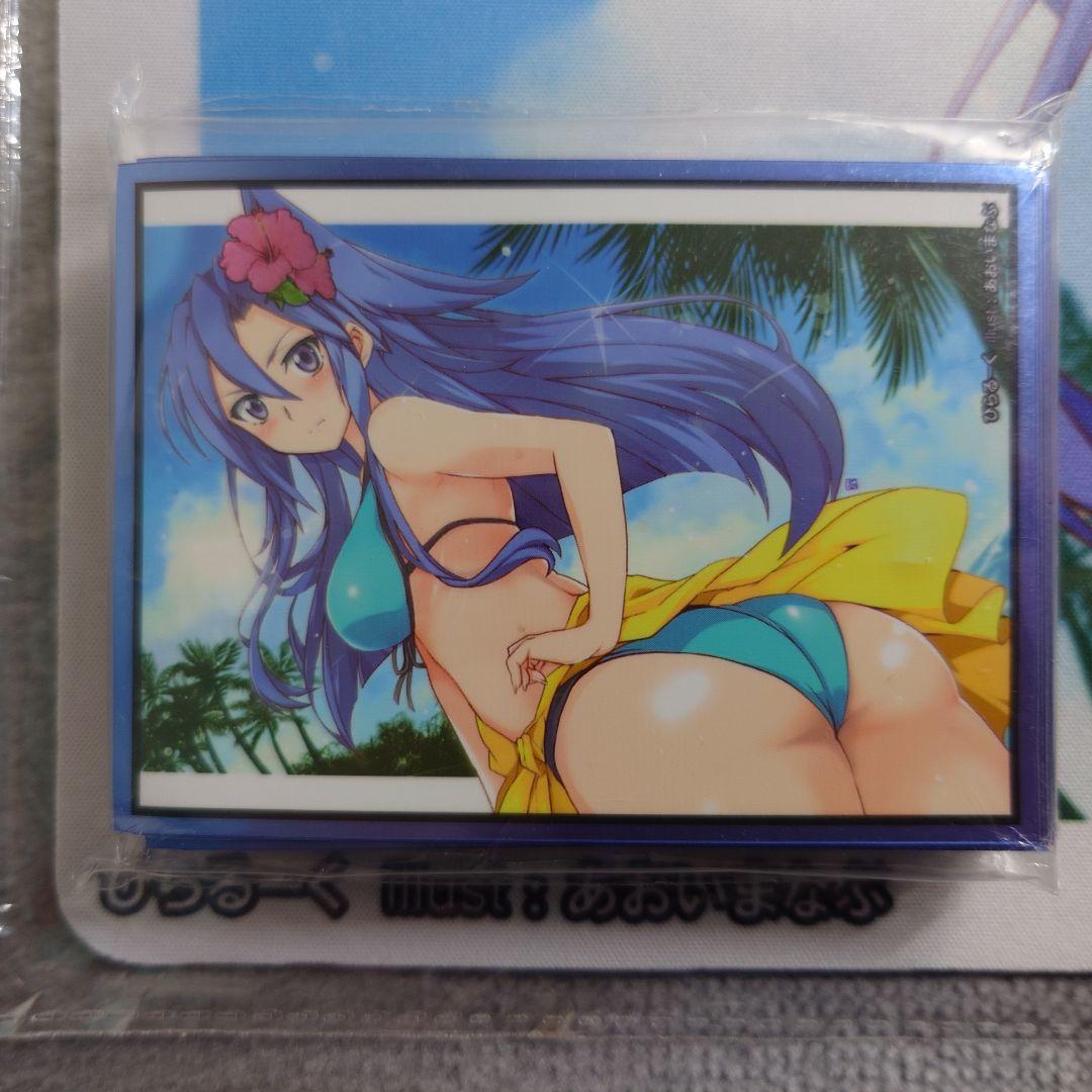 α1 シンフォギア 水着&ハイビスカス&パレオ 風鳴翼 スリーブ&プレイマット