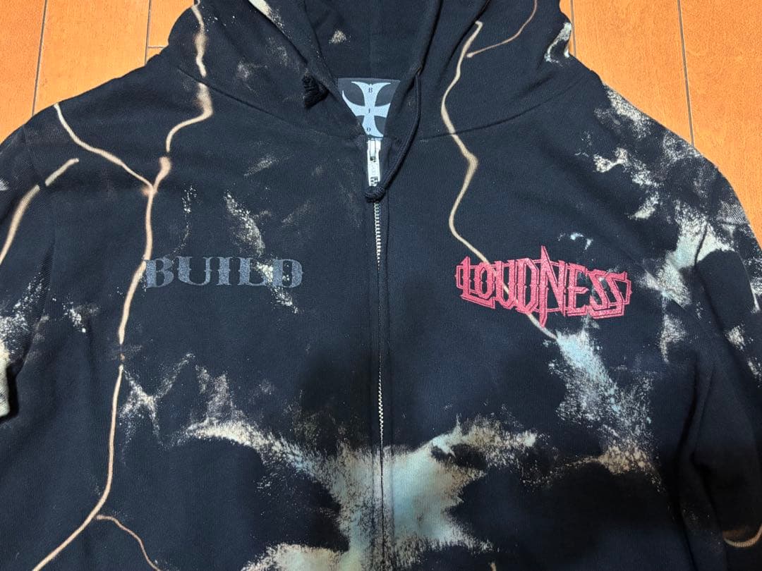 LOUDNESS × BUILD CLOTHING パーカー