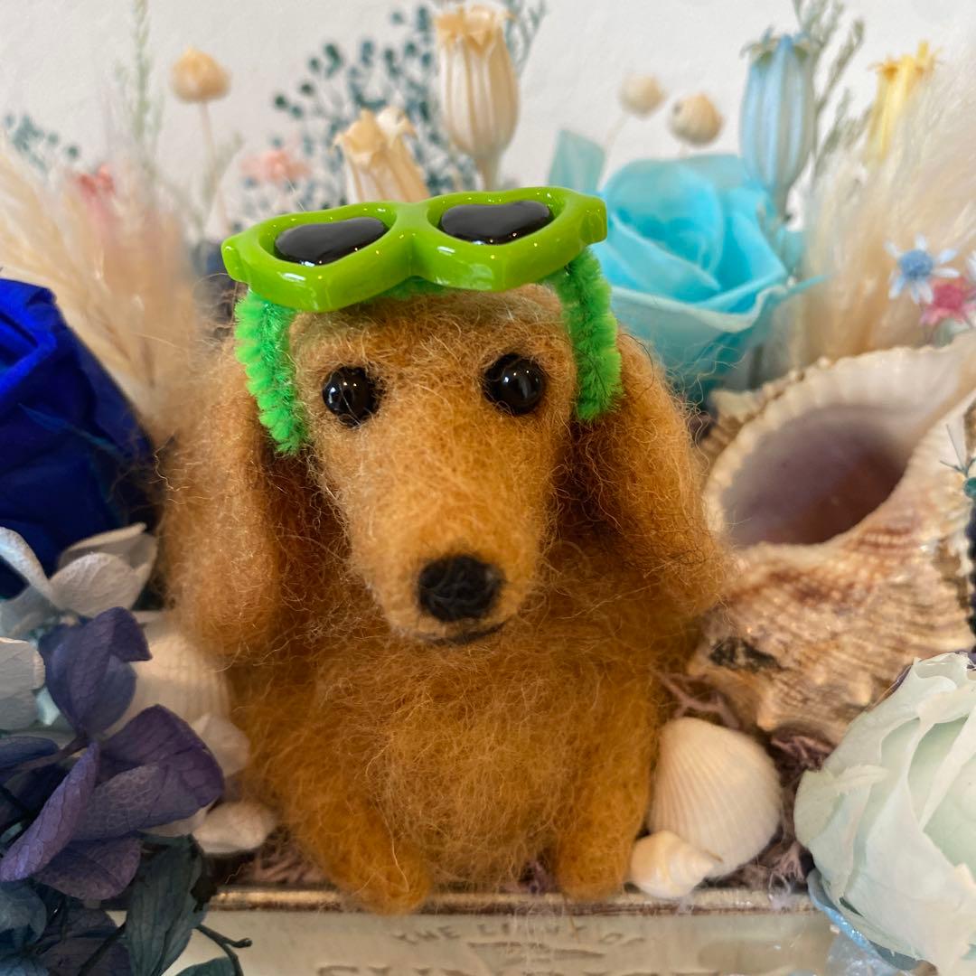 フラワーアレンジ☆ダックスちゃん