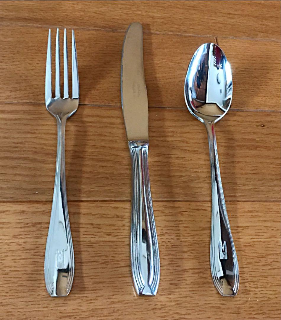 三越　MITSUKOSHI ナイフ　フォーク　スプーン　６組18本セット