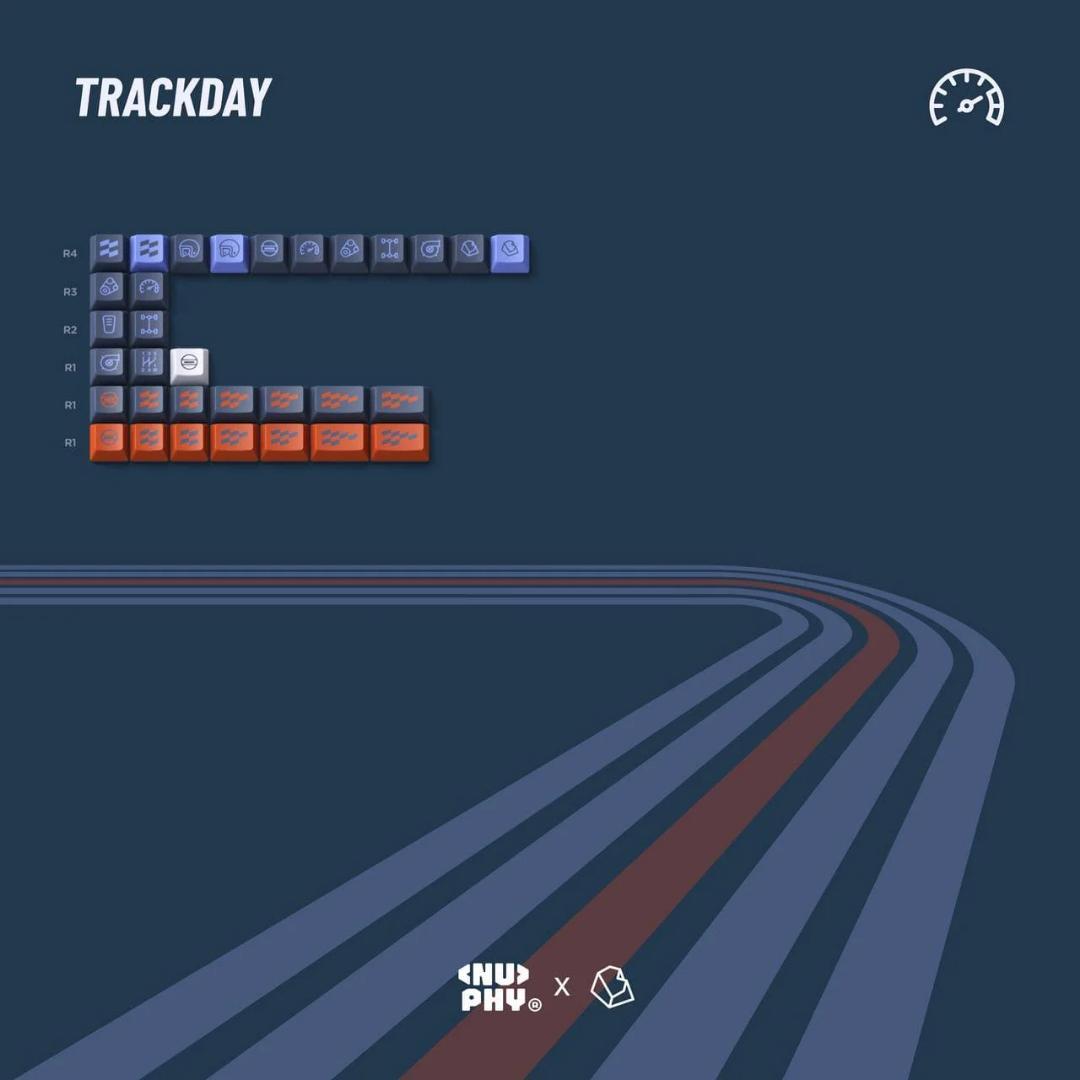 nuphy Berry profile Trackday キーキャップ