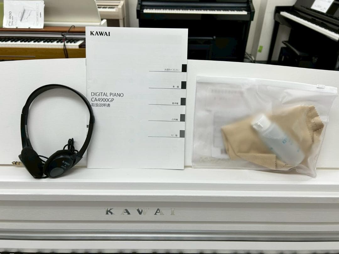 【22年製 木製鍵盤 美品】KAWAI CA4900GPW 電子ピアノ 88鍵