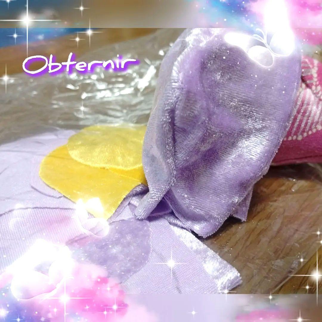 ハンドメイド 紫色 ぬいぐるみ テディベア 風水色 金運 浄化 ラベンダー