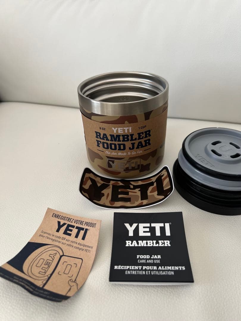 YETI RAMBLER イエティ フードジャー　カモ柄　8oz