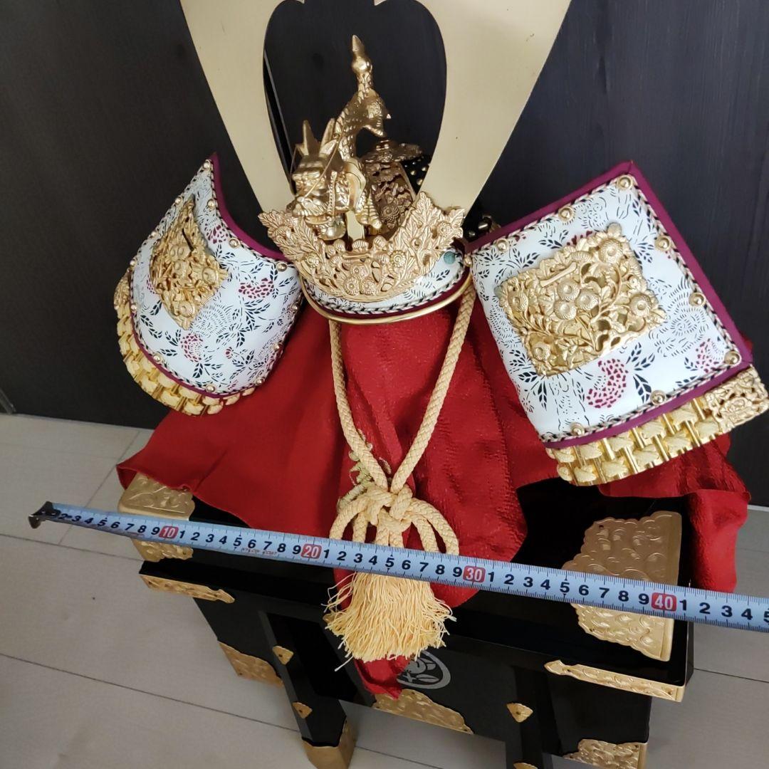 松澤よろい店 五月人形 御兜飾り 竜頭 毛皮付き 七五三