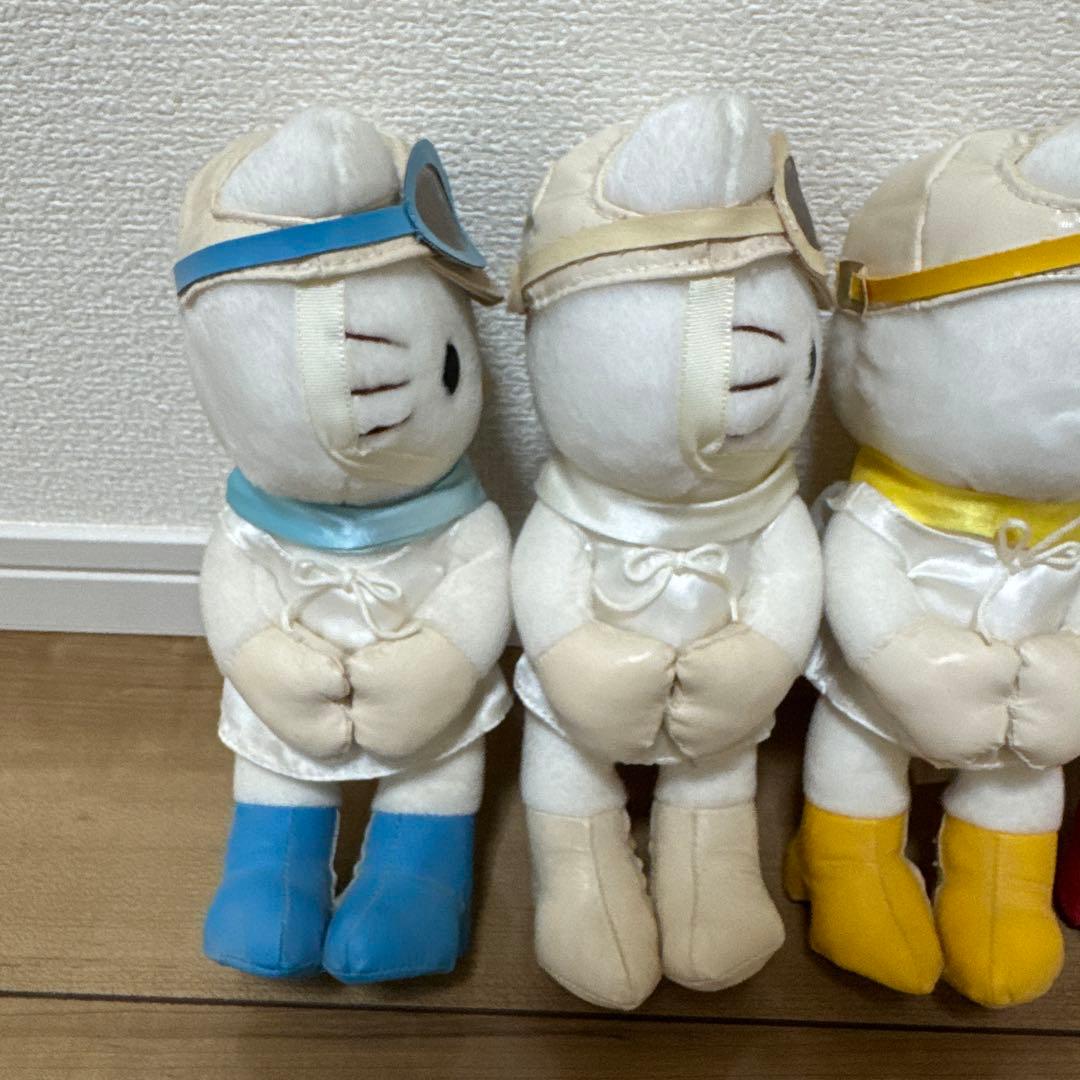 希ハローキティ ぬいぐるみ オー！モーレツ 4体セット