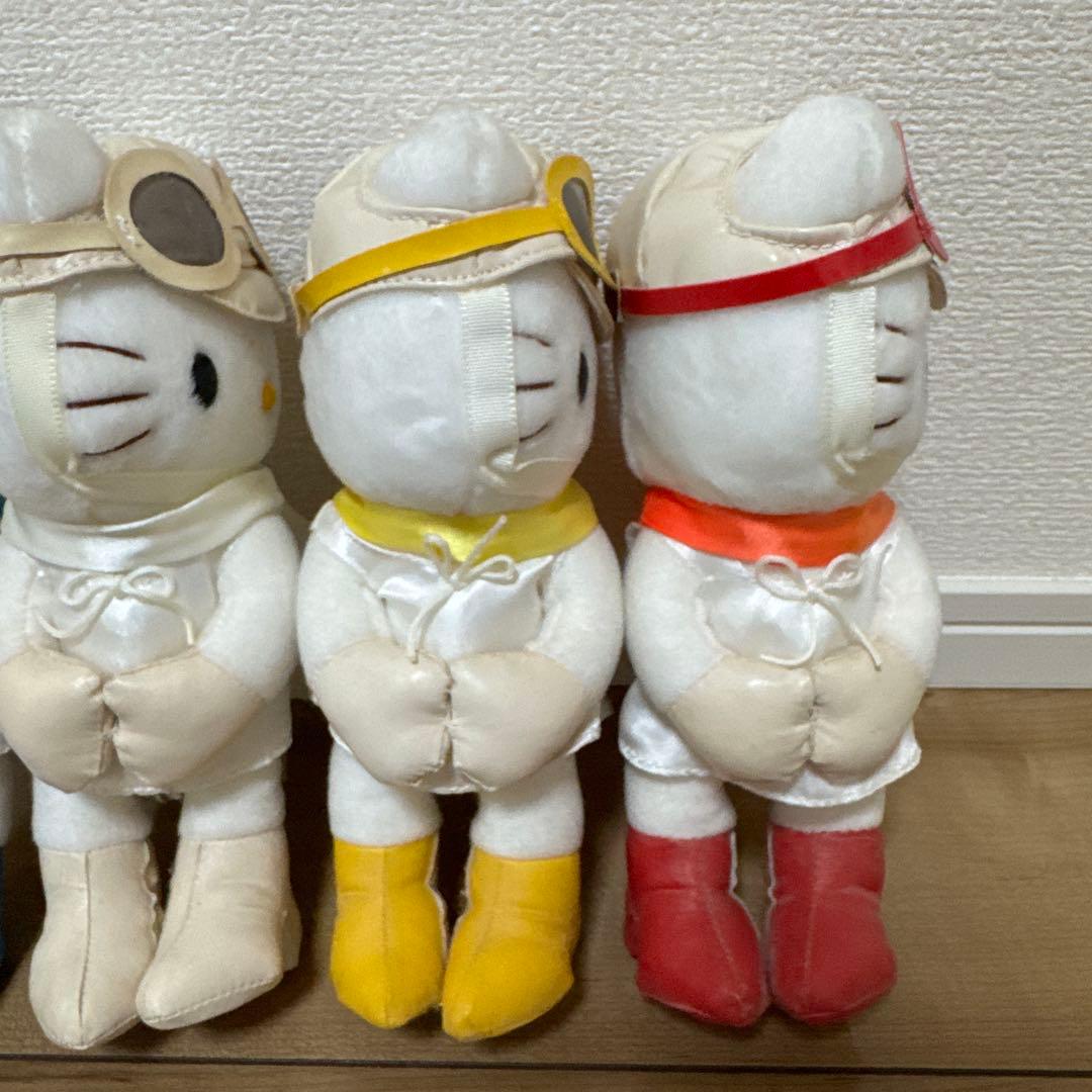 希ハローキティ ぬいぐるみ オー！モーレツ 4体セット