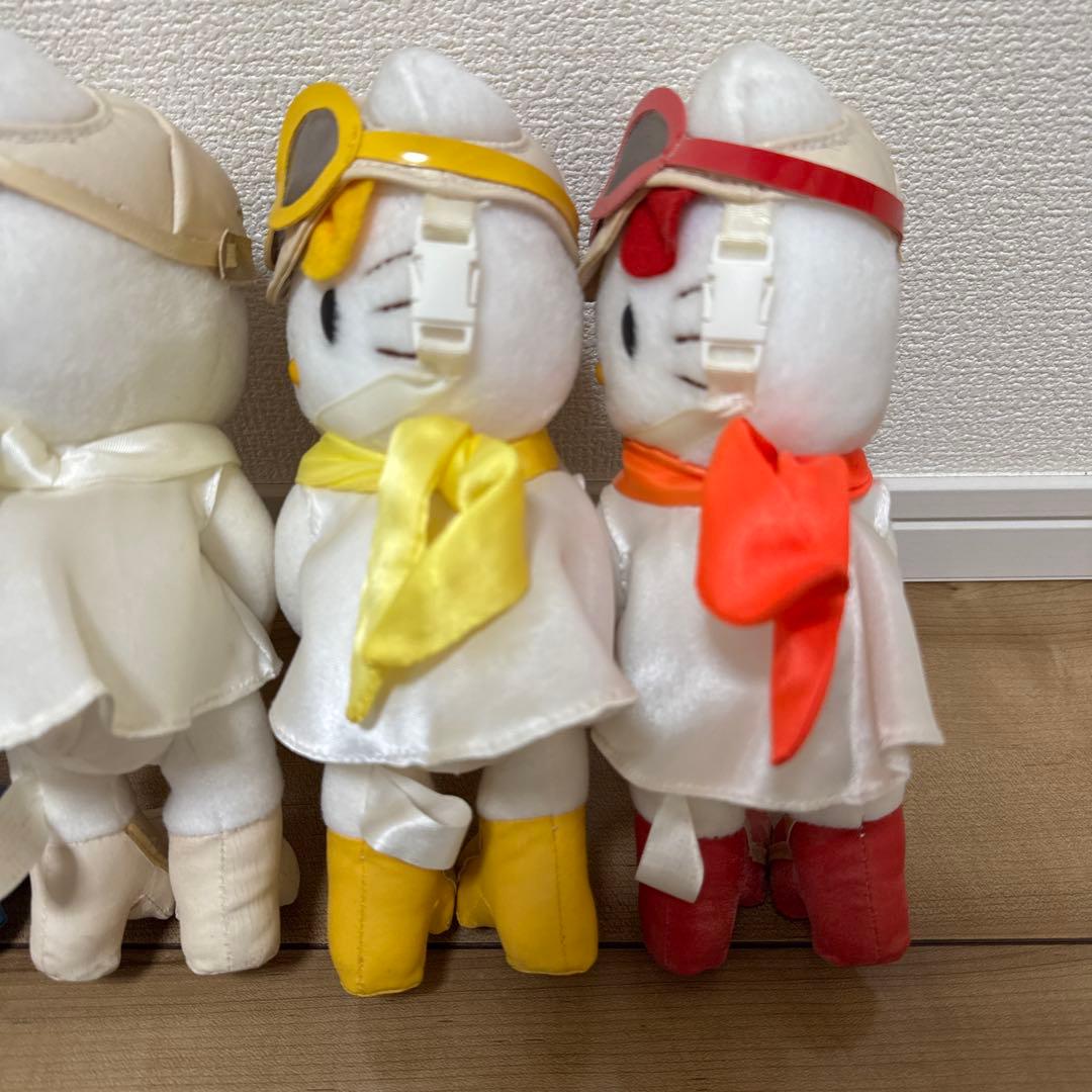 希ハローキティ ぬいぐるみ オー！モーレツ 4体セット