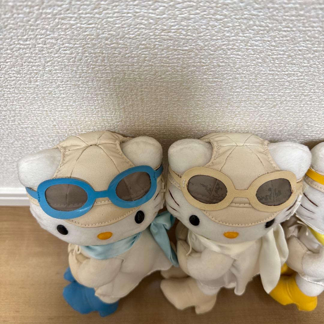 希ハローキティ ぬいぐるみ オー！モーレツ 4体セット