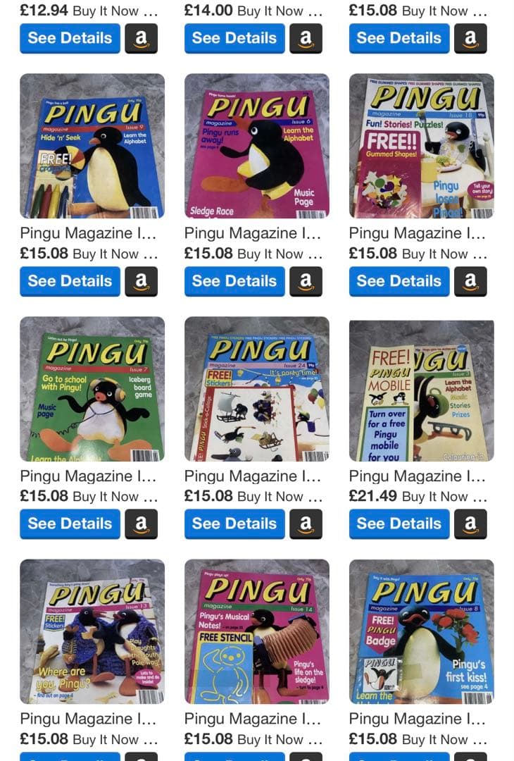 【希少】ピングー PINGU issue6,7 BBCマガジン キッズペーパー誌