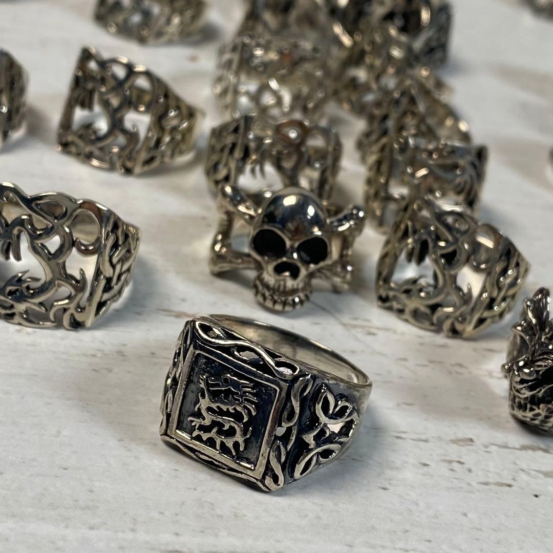 本日限り シルバー925リング83個 704g 925刻印 まとめ売り