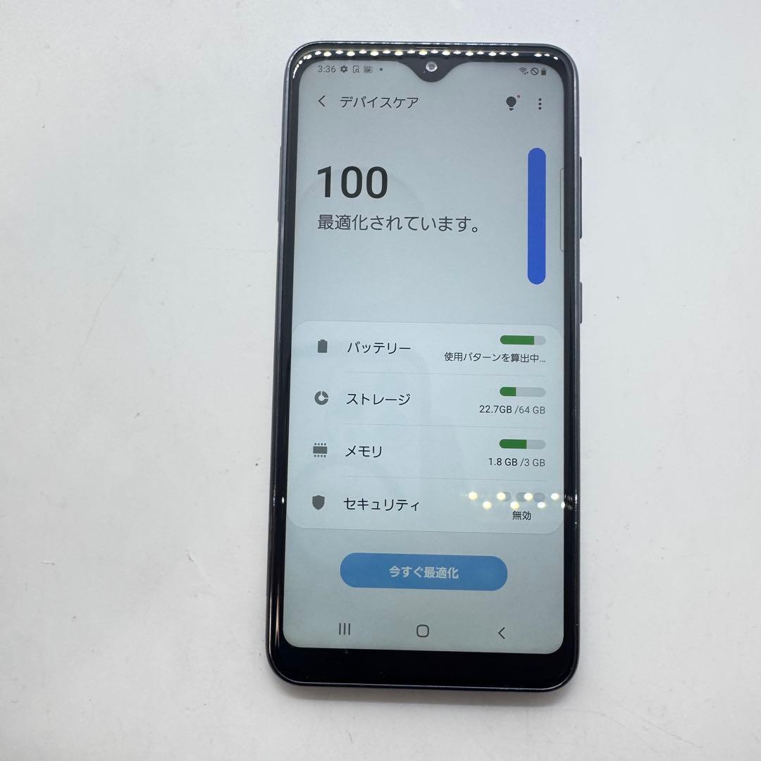 【SIMフリー】 Galaxy A21 SCV49 本体 動作確認済み