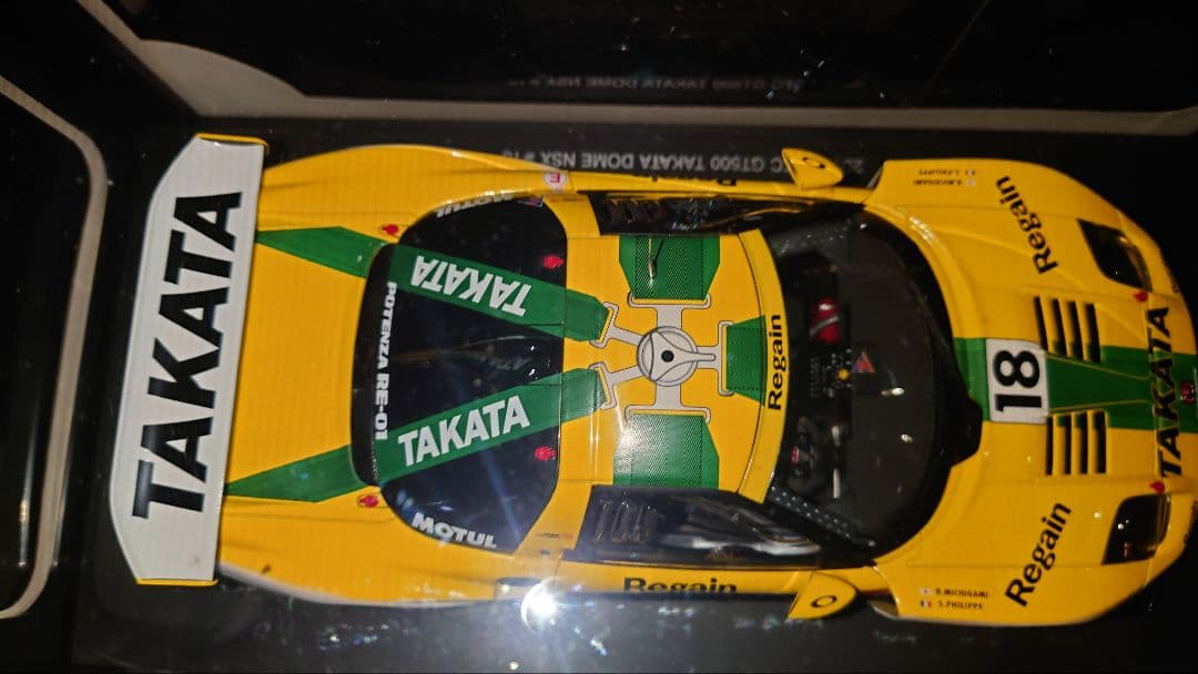 ミニカー autoart 1/18 HONDA NSX JGTC TAKATA #18
