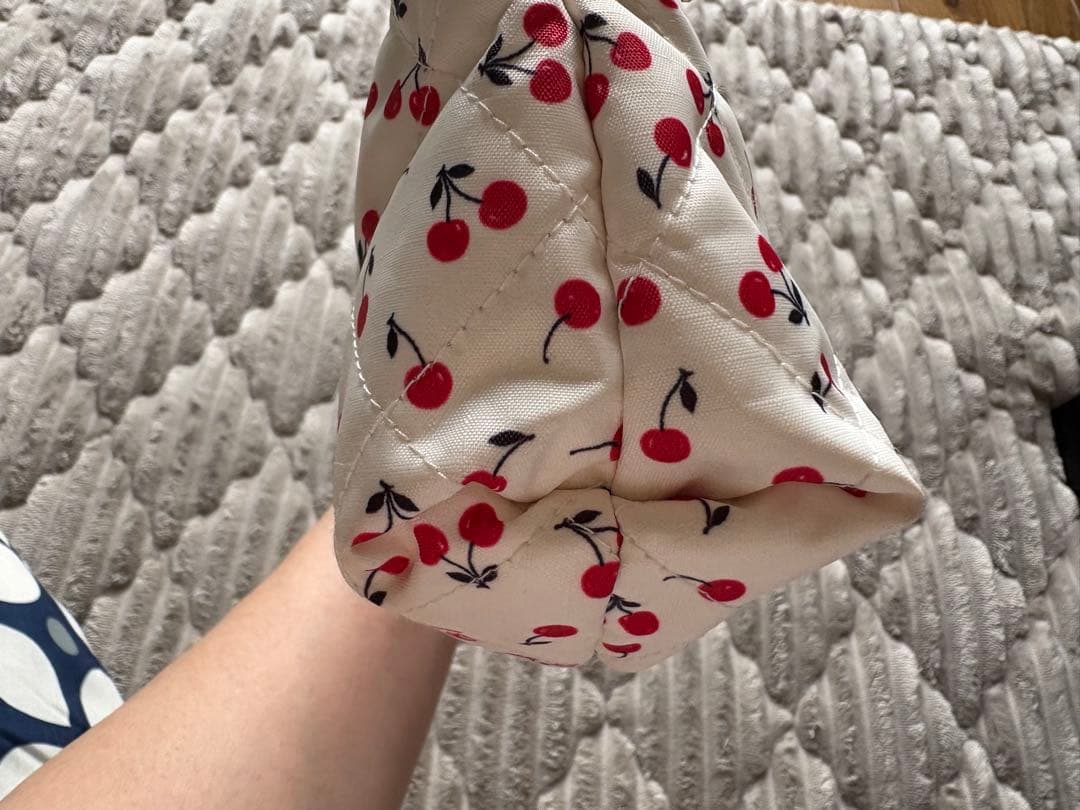 LeSportsac × 神崎恵 パーフェクトコスメポーチ・チェリーレッドキルト