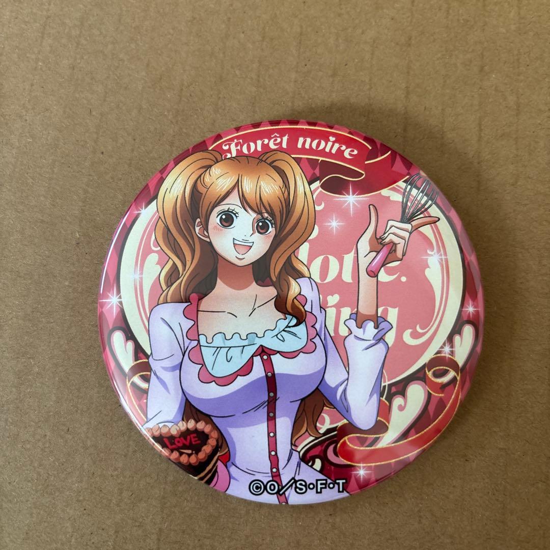 ワンピース　プリン　缶バッジ