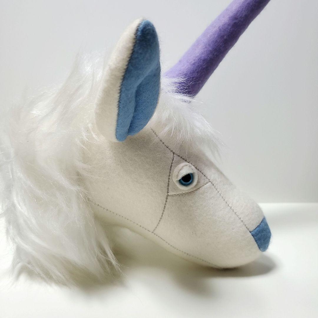 ユニコーン ぬいぐるみ ハンドメイド 作家 インテリア壁飾り