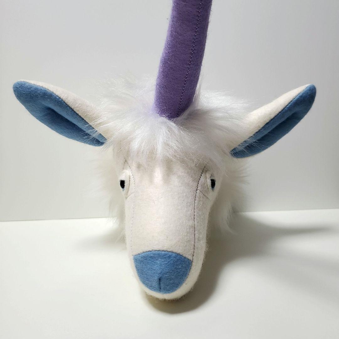 ユニコーン ぬいぐるみ ハンドメイド 作家 インテリア壁飾り