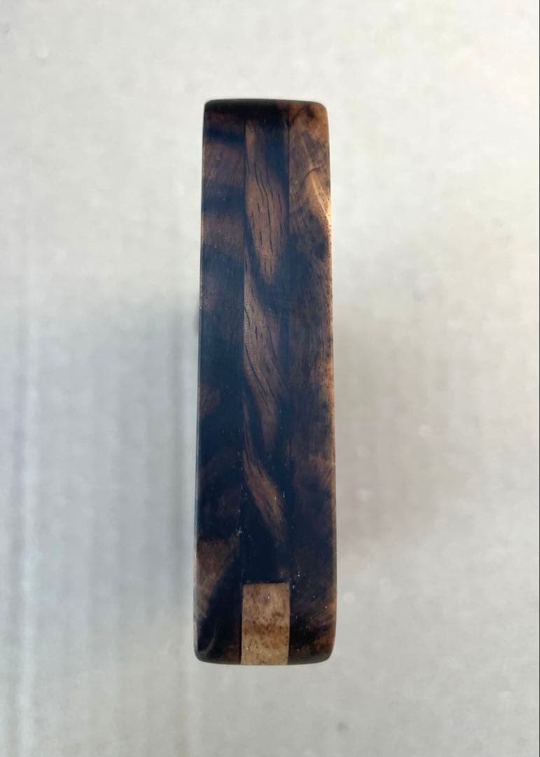 黒柿木製ダークブラウン名刺入れ