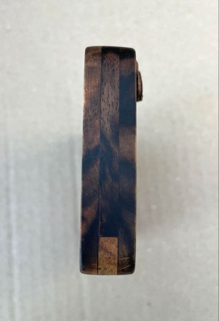 黒柿木製ダークブラウン名刺入れ