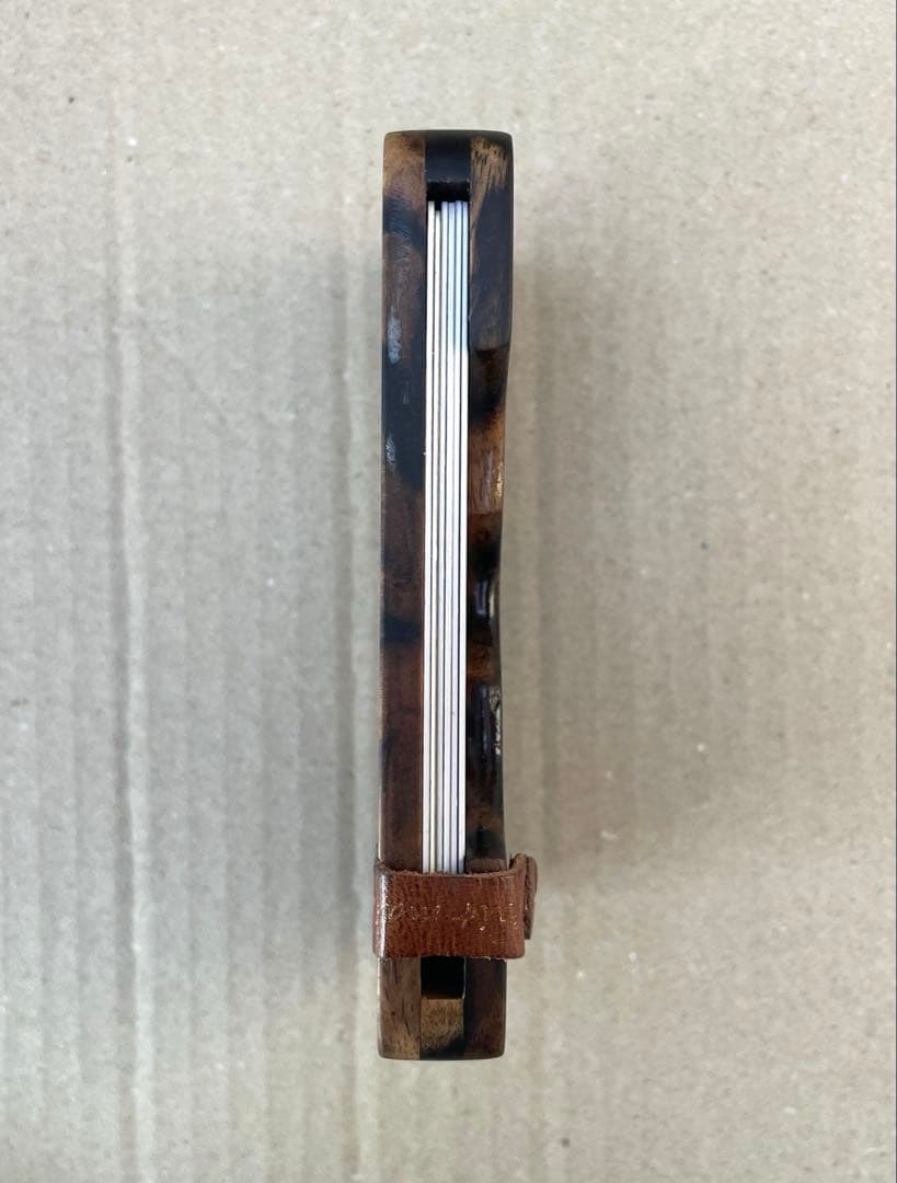 黒柿木製ダークブラウン名刺入れ