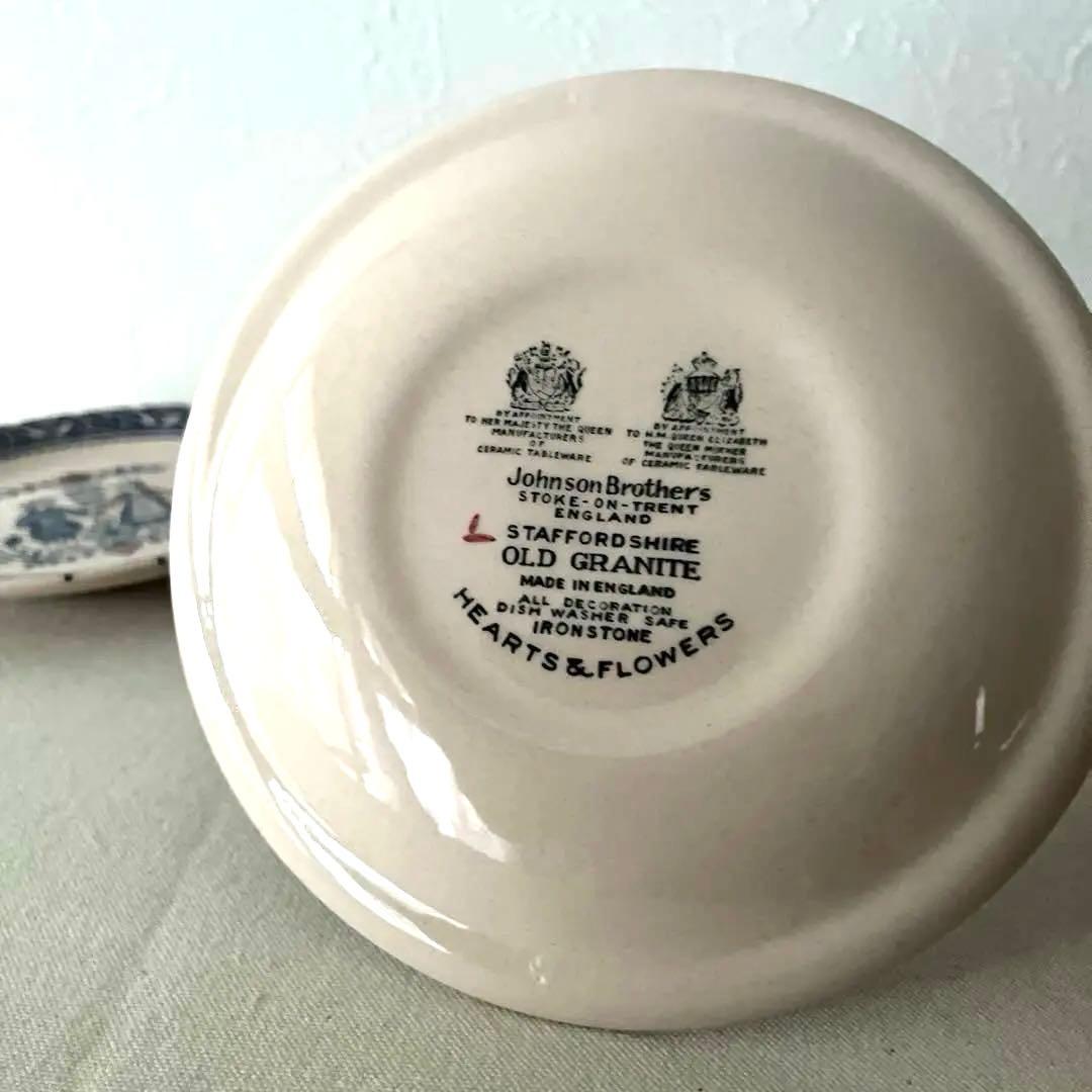 イギリス製ジョンソン・ブラザーズ　丸皿【５枚】未使用　元箱有