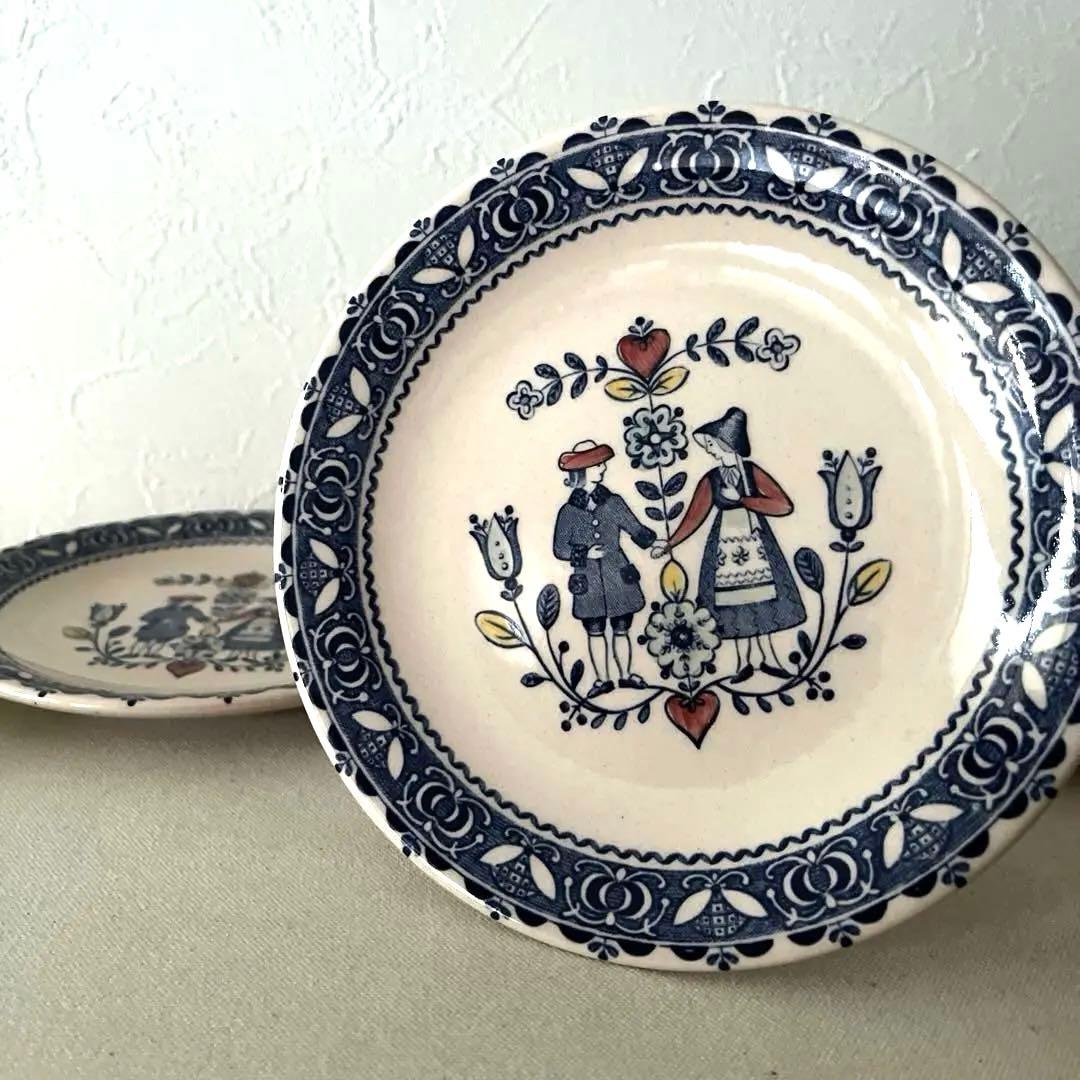 イギリス製ジョンソン・ブラザーズ　丸皿【５枚】未使用　元箱有