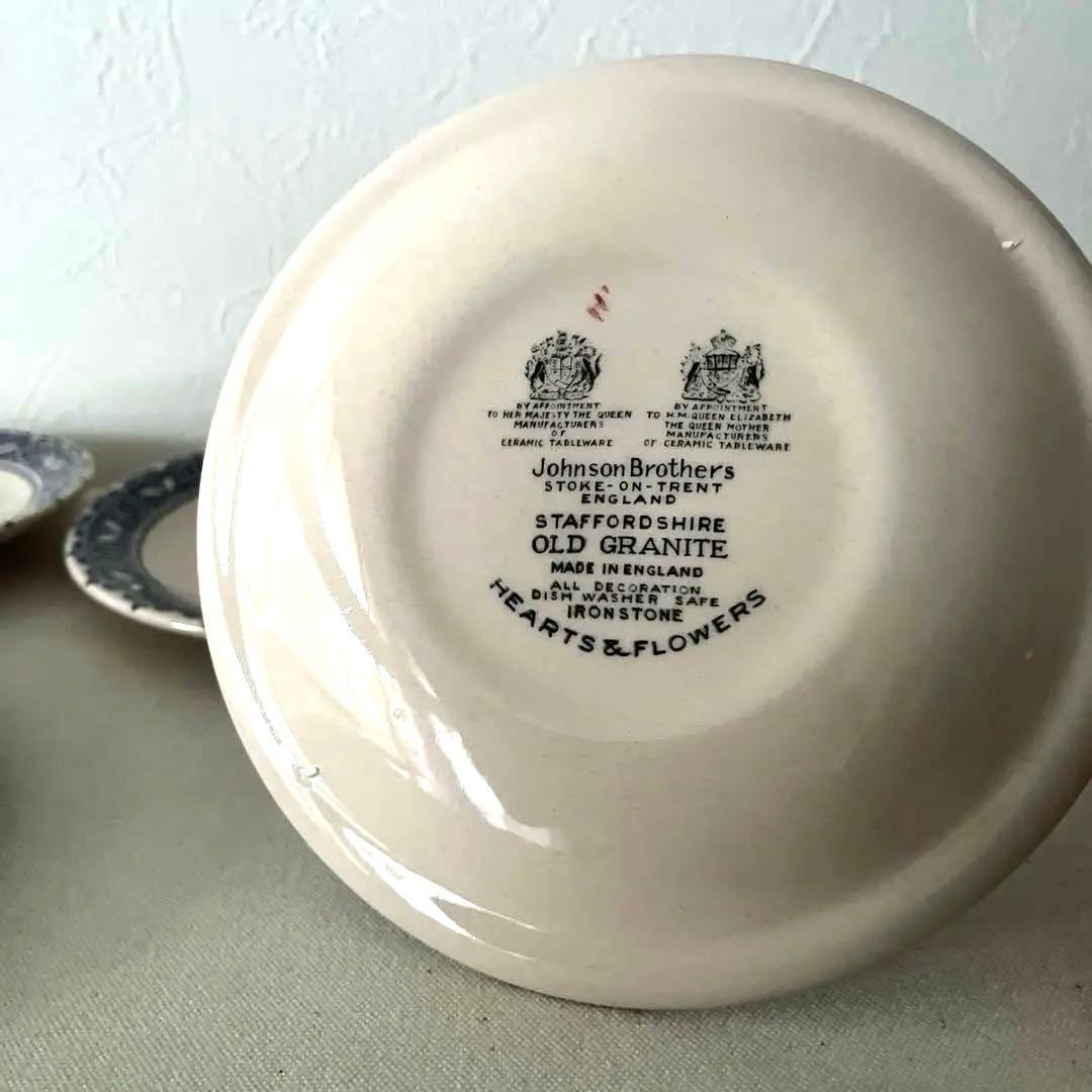 イギリス製ジョンソン・ブラザーズ　丸皿【５枚】未使用　元箱有