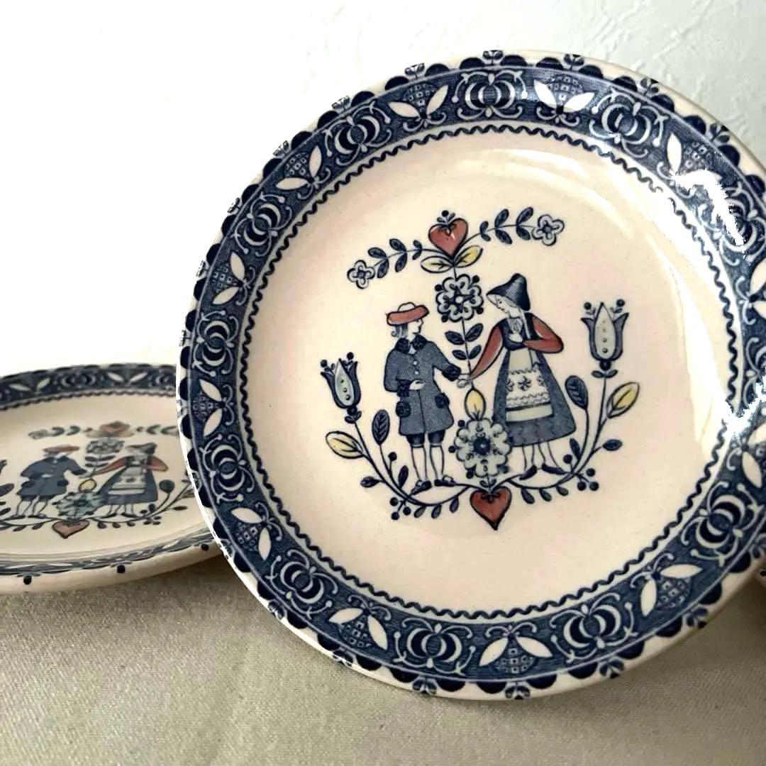 イギリス製ジョンソン・ブラザーズ　丸皿【５枚】未使用　元箱有