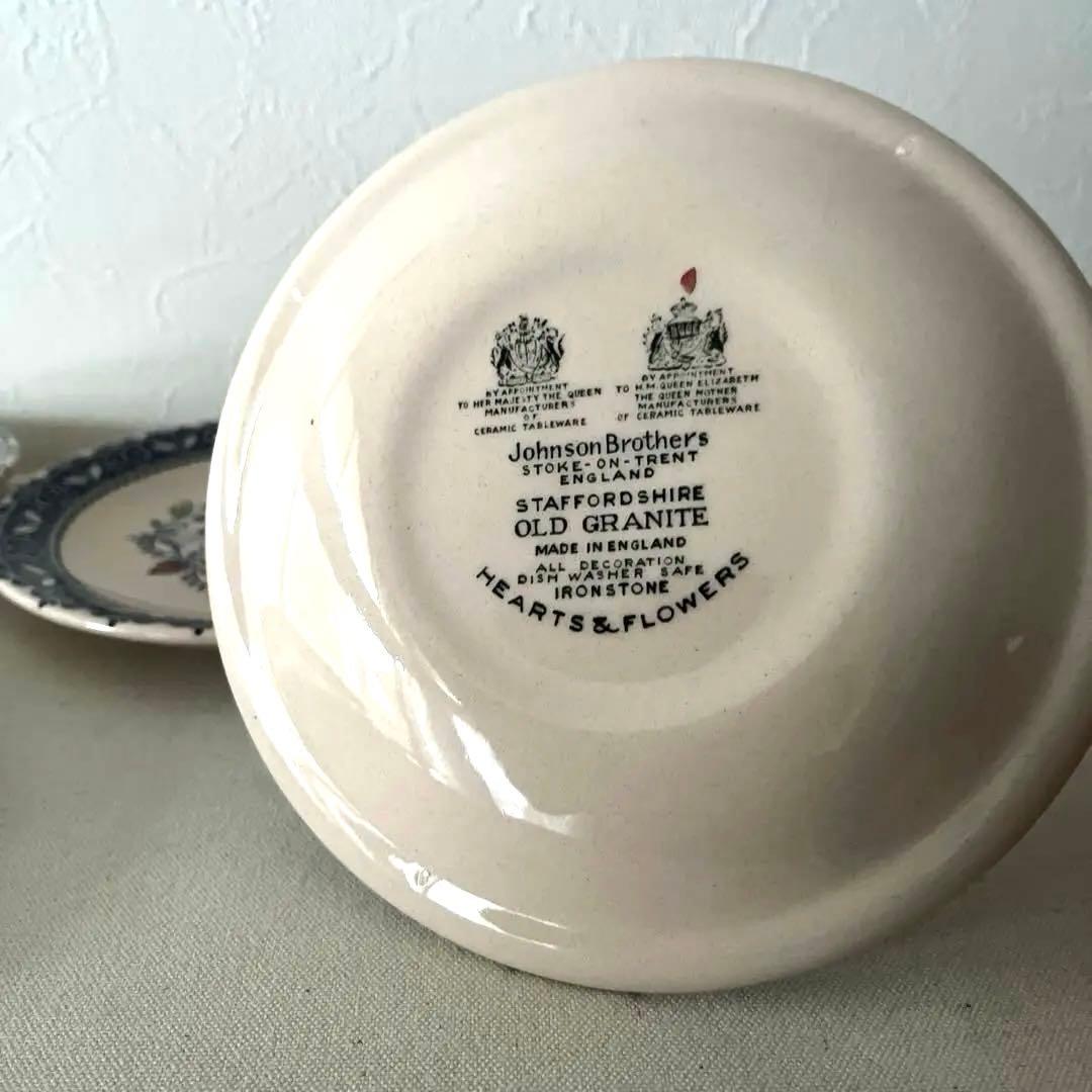 イギリス製ジョンソン・ブラザーズ　丸皿【５枚】未使用　元箱有