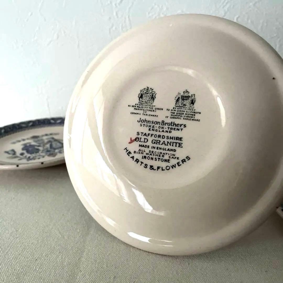 イギリス製ジョンソン・ブラザーズ　丸皿【５枚】未使用　元箱有