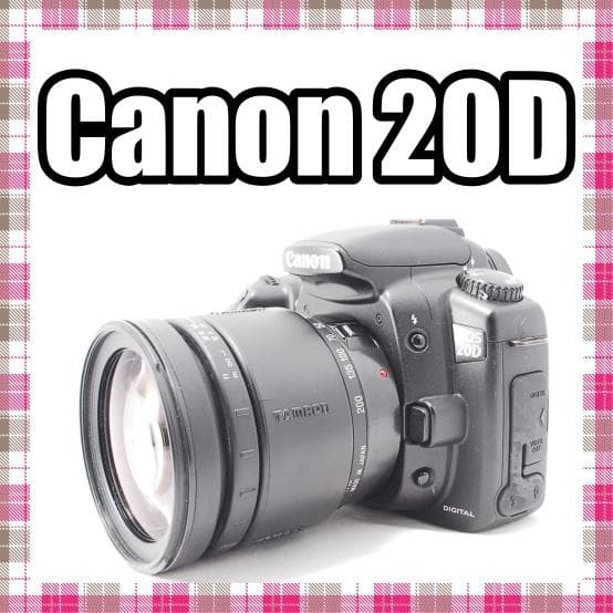 ✨初心者オススメ✨お買い得✨Canon 20D レンズセット