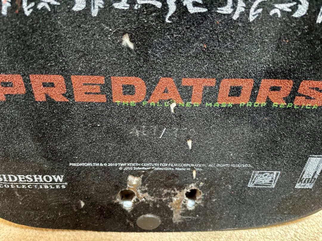 【希少】サイドショウ プレデターズ バーサーカー・プレデター マスク レプリカ