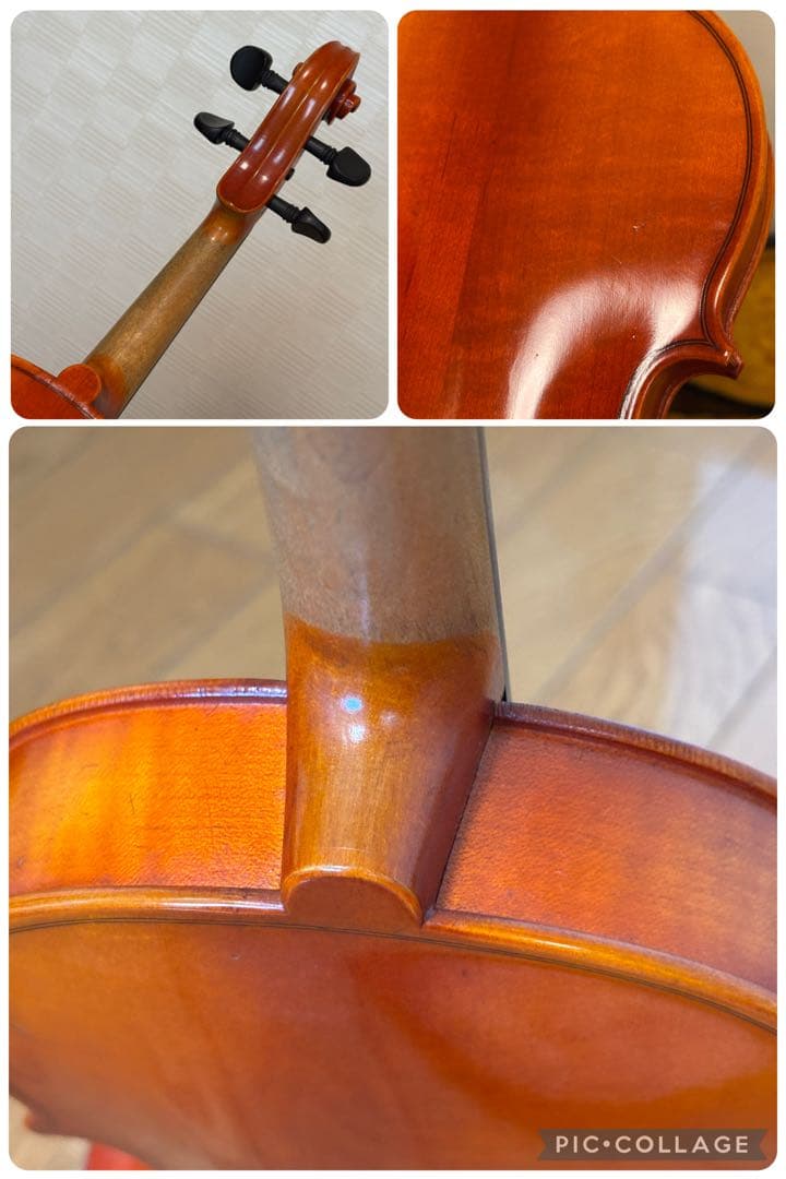 【弦張り替え済み】スズキ　バイオリン　No.300 1/2 1985年