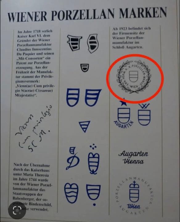 アウガルテン ウィーン釜　透かしプレート　オープンワーク　フラワー　飾り皿