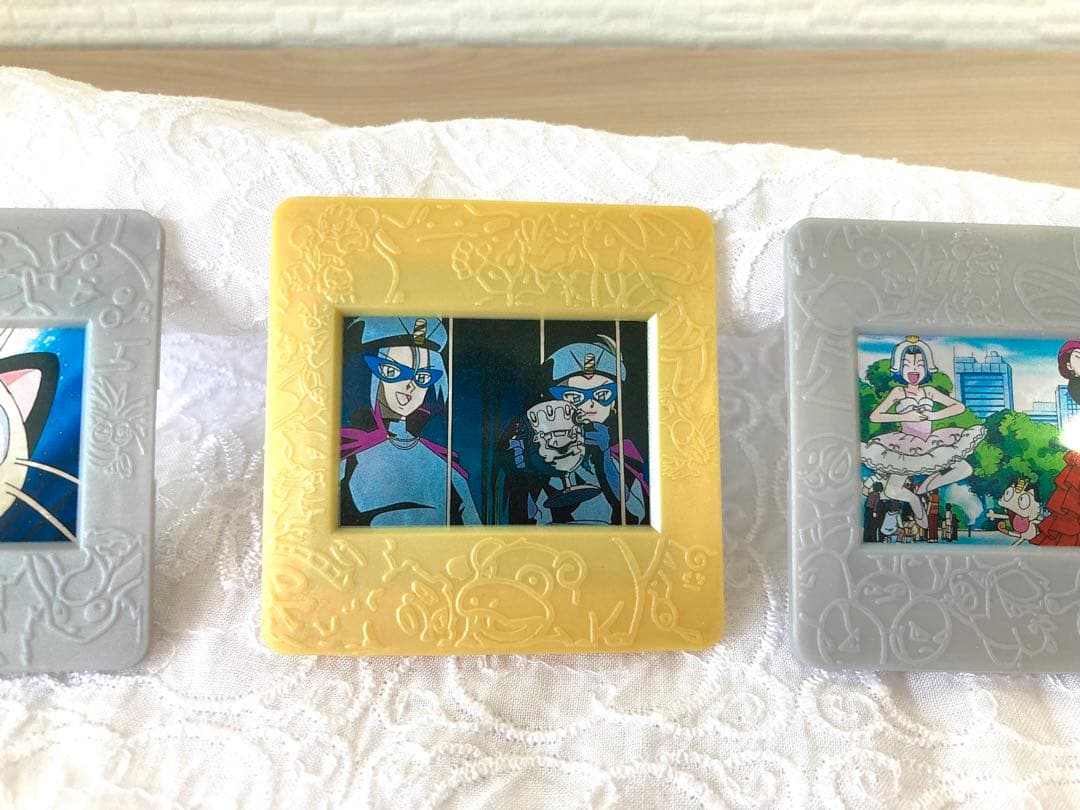 Meiji ポケモン ピクチャーフレーム 3点 #ロケット団、ニャース