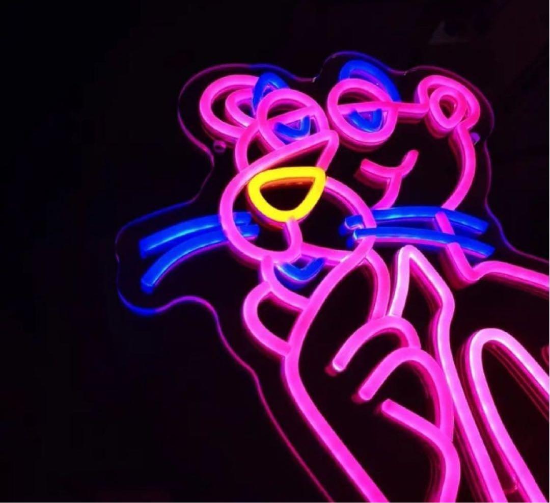 ネオンサイン ピンクパンサー ライト LED インテリア 壁掛け かわいい