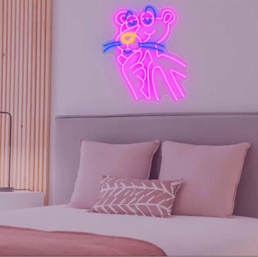 ネオンサイン ピンクパンサー ライト LED インテリア 壁掛け かわいい