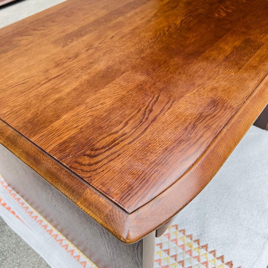 文机　座机　デスク　テーブル　鍵付き　レトロ