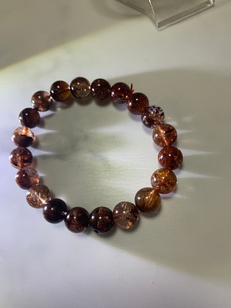 ガーデンルチルクォーツブレスレット　10ミリ　内径17 高品質