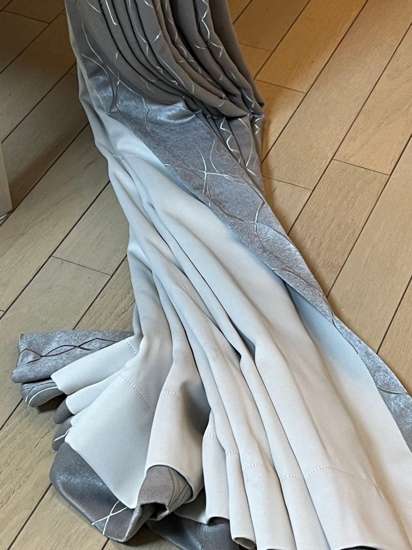 ニトリオーダーカーテン 裏地付き