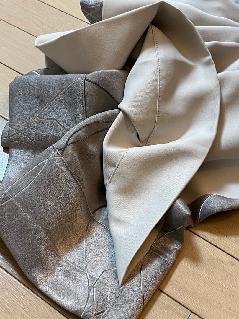 ニトリオーダーカーテン 裏地付き