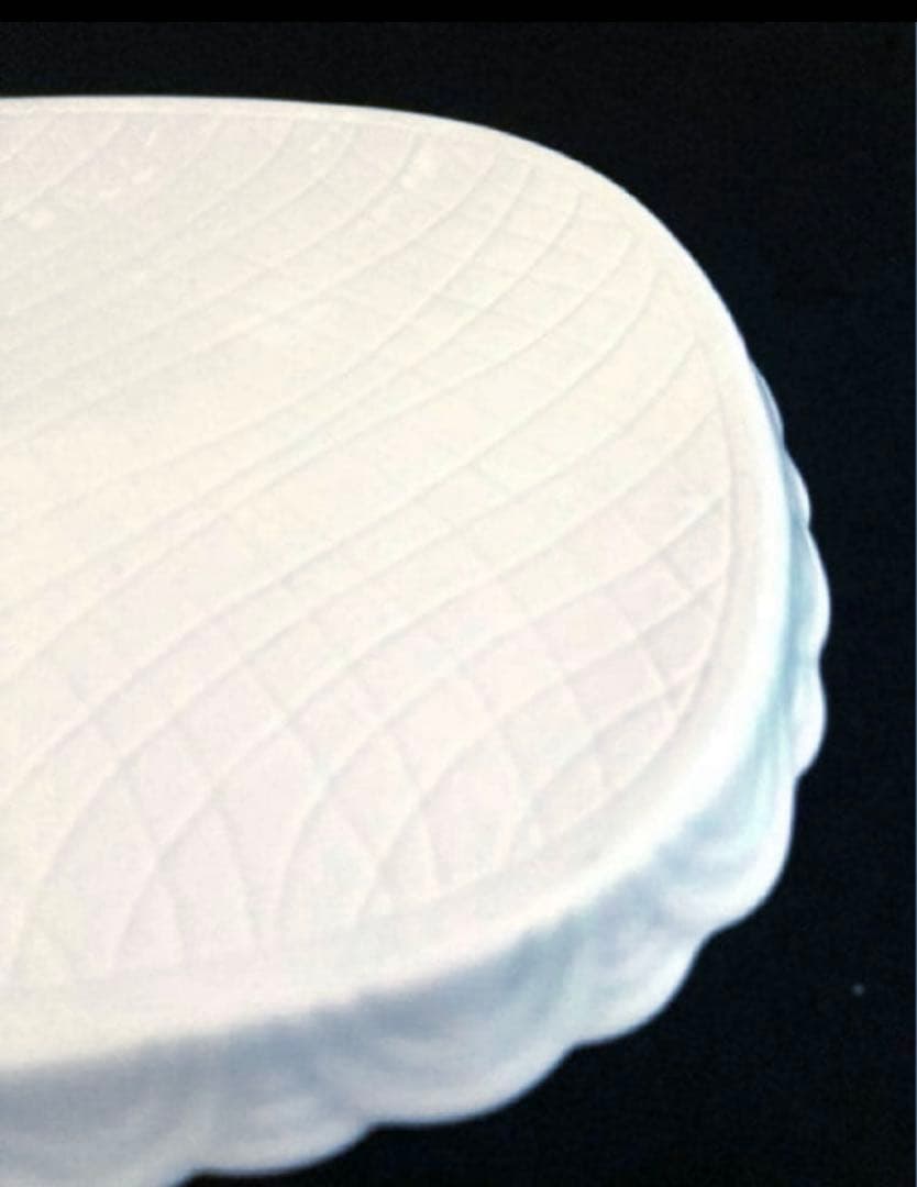 【超希少‼️美品】有田焼　藤巻窯　青白磁　青白瓷　楕円型皿5客揃　横幅約22 ㎝