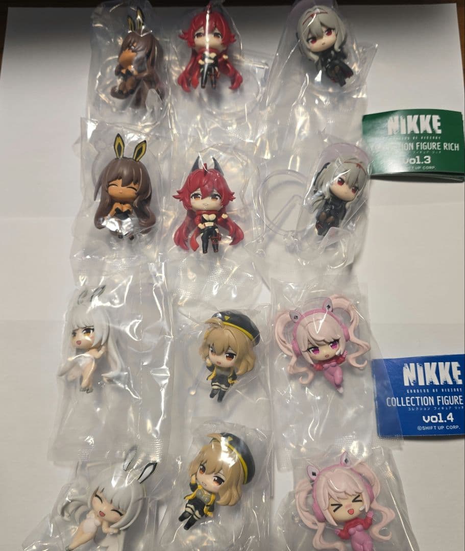 NIKKE コレクションフィギュアRICH　vol.3 & 4 全12種　ガチャ